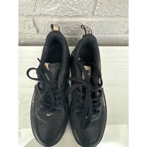 Nike Air Force One LV 8 Utility Kids Black Sneakers Size 3Y - Picture 2 of 7